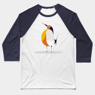 Funny Bird with Orange Belly Baseball T-Shirt